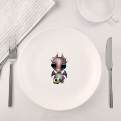 Набор: тарелка + кружка Футбол - Дракон - фото 2