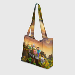 Пляжная сумка 3D Антон Minecraft - фото 2