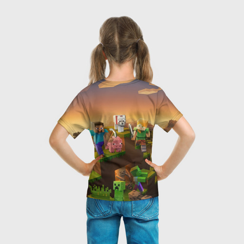 Детская футболка 3D Артур Minecraft, цвет 3D печать - фото 6