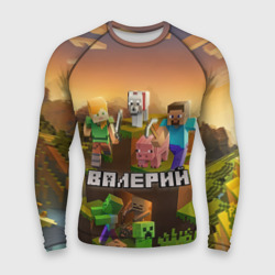 Мужской рашгард 3D Валерий Minecraft