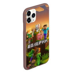 Чехол для iPhone 11 Pro Max матовый Валерий Minecraft - фото 2