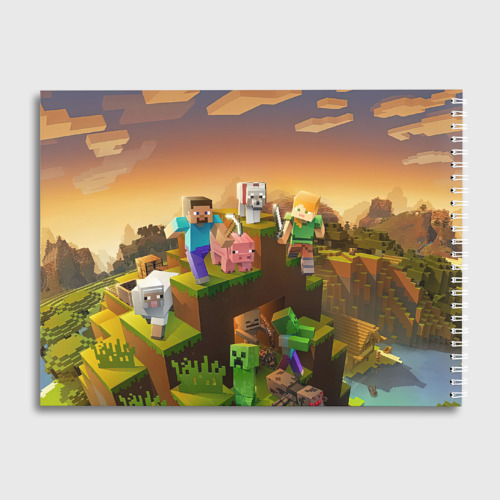 Альбом для рисования Василий Minecraft - фото 2