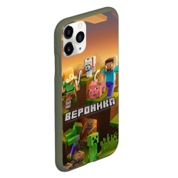 Чехол для iPhone 11 Pro матовый Вероника Minecraft - фото 2