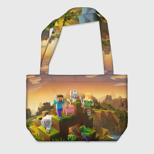 Пляжная сумка 3D Владимир Minecraft - фото 2