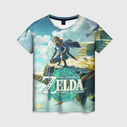 Женская футболка 3D The Legend of Zelda: Tears of the Kingdom Линк