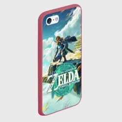 Чехол для iPhone 5/5S матовый The Legend of Zelda: Tears of the Kingdom Линк - фото 2