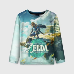 Детский лонгслив 3D The Legend of Zelda: Tears of the Kingdom Линк