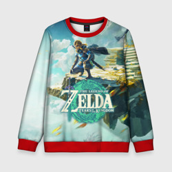 Детский свитшот 3D The Legend of Zelda: Tears of the Kingdom Линк