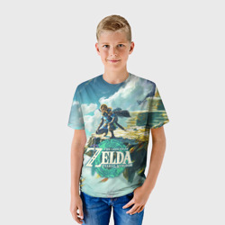 Детская футболка 3D The Legend of Zelda: Tears of the Kingdom Линк - фото 2