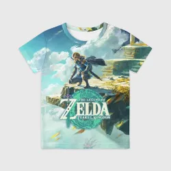 Детская футболка 3D The Legend of Zelda: Tears of the Kingdom Линк