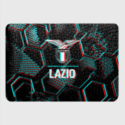 Картхолдер с принтом Lazio FC в стиле glitch на темном фоне - фото 2