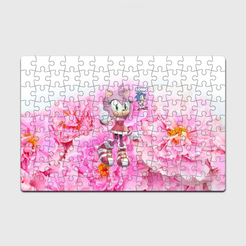 Головоломка Пазл магнитный 126 элементов Sonic - Amy Rose - Video game