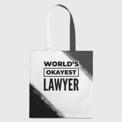 Шоппер 3D World's okayest lawyer - white