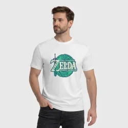 Мужская футболка хлопок The Legend of Zelda: Tears of the Kingdom logo - фото 2