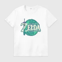 Мужская футболка хлопок The Legend of Zelda: Tears of the Kingdom logo