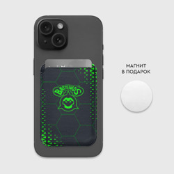 Картхолдер Magsafe магнитный Battletoads Абстракция соты - фото 2