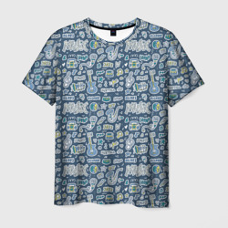 Музыкальные инструменты и стили музыки – Мужская футболка 3D с принтом купить со скидкой в -23%