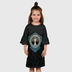 Детское платье 3D Мировое древо Иггдрасиль - фото 2