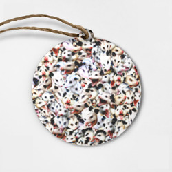 Деревянная игрушка круг Опоссумы