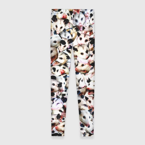 Леггинсы 3D Опоссумы - фото 2