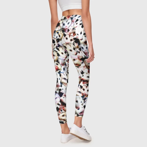 Леггинсы 3D Опоссумы - фото 4