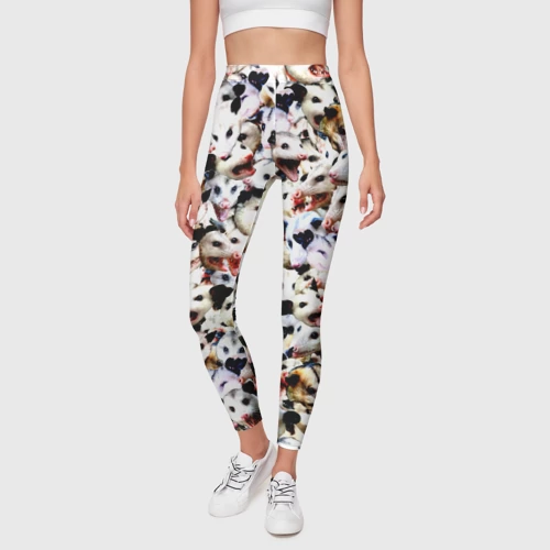 Леггинсы 3D Опоссумы - фото 3