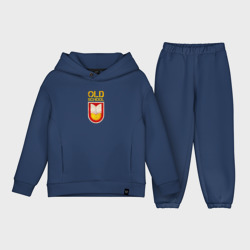 Детский костюм хлопок Oversize Old School emblem