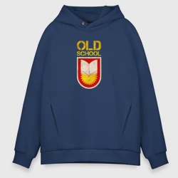 Мужское худи Oversize хлопок Old School emblem