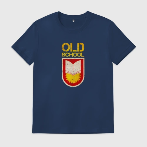 Мужская футболка хлопок Old School emblem