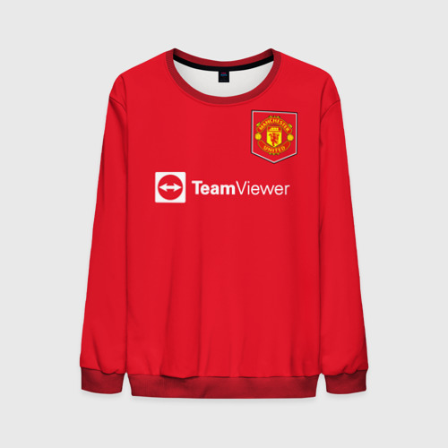 Мужской свитшот 3D Джейдон Санчо Манчестер Юнайтед форма 2022-2023, цвет красный