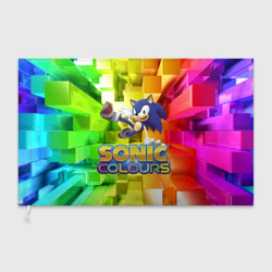 Флаг 3D Sonic Colours - Hedgehog - Video game