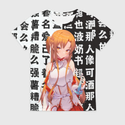 Женская футболка 3D Асуна - Sword art online
