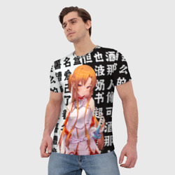 Мужская футболка 3D Асуна - Sword art online - фото 2