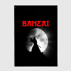 Постер Banzai - самурай