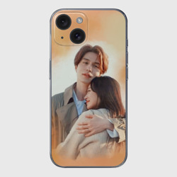 Чехол для iPhone 15 силиконовый с защитой камеры История девятихвостого лиса