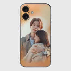 Чехол для iPhone 16 силиконовый с защитой камеры История девятихвостого лиса