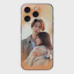 Чехол для iPhone 15 Pro силиконовый с защитой камеры История девятихвостого лиса