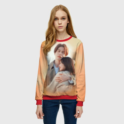 Женский свитшот 3D История девятихвостого лиса - фото 2