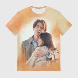 Мужская футболка 3D История девятихвостого лиса