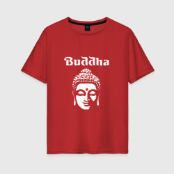 Женская футболка хлопок Oversize Buddha