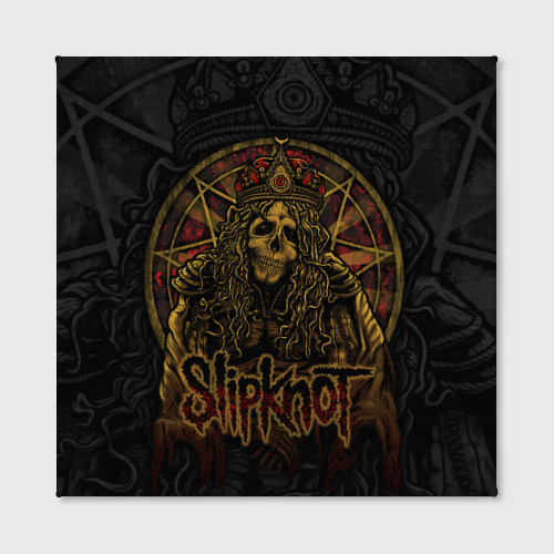 Холст квадратный Slipknot - death, цвет 3D печать - фото 2
