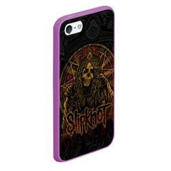 Чехол для iPhone 5/5S матовый Slipknot - death - фото 2