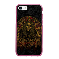 Чехол для iPhone 7/8 матовый Slipknot - death