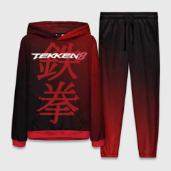 Женский костюм с толстовкой 3D Tekken 8 - logo