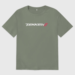 Женская футболка хлопок Oversize Tekken 8 - логотип