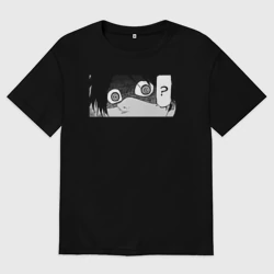 Женская футболка хлопок Oversize Урума Распятие Шести