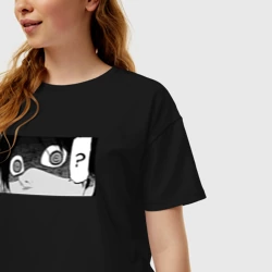 Женская футболка хлопок Oversize Урума Распятие Шести - фото 2