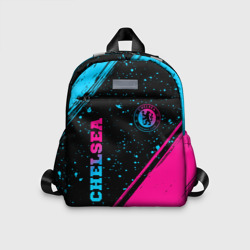 Детский рюкзак 3D Chelsea - neon gradient: надпись, символ