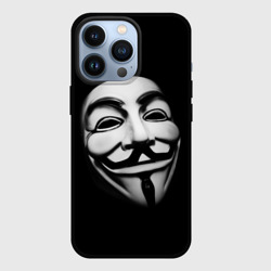 Чехол для iPhone 13 Pro Маска Анонимуса - Гай Фокс