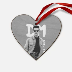 Деревянная игрушка Сердце Dave Gahan - Depeche Mode